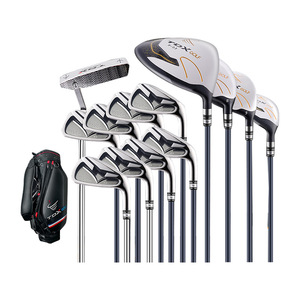 Juego Completo de Palos de Golf Profesional, Hierros, Maderas, Híbridos, Varillas de Carbono, Cabeza de Titanio y Acero Inoxidable, Empuñadura de Goma, para Hombre, Mano Derecha - Product Image 1