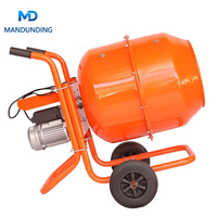 Bétonnière électrique mobile manuelle de type mini 120L 240L 350L 400L 500L