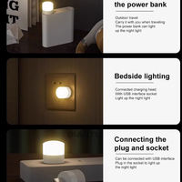 Kit lampu LED suasana Mini USB lampu malam dekorasi Interior mobil & rumah dengan produk promosi stiker reflektif