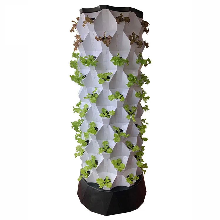 High quality agricultural Hydroponic/Aeroponics System NFT Vertical Tower for Vegetable Planting