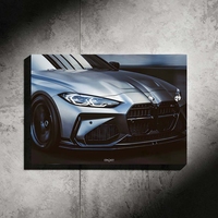 Vendita calda nuovo Design su misura segni Led 40x60cm decorazioni per la casa in acrilico stampa Poster al Neon per auto illuminano arte della parete