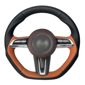 Volante Universal de cuero deportivo personalizado para Mazda 3 Axela <span class=keywords><strong>CX3</strong></span> CX5 2019-<span class=keywords><strong>2020</strong></span>, el último volante de Mazda - Product Image 4