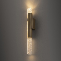 Lampe murale LED en forme de bande, design minimaliste, style nordique de luxe, pour salon, fond de télévision et chevet