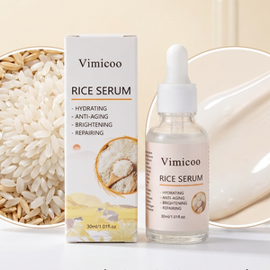 Sérum <span class=keywords><strong>Visage</strong></span> au Riz Marque <span class=keywords><strong>Blanche</strong></span> Acide Hyaluronique Éclaircissant Hydratant Raffermissant Soin Beauté Peau Noire Femme Essence Faciale - Product Image 1