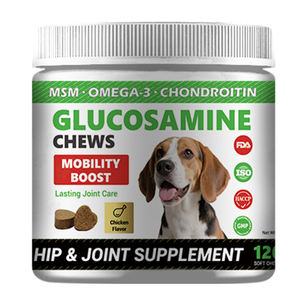 Pet Supplement Lachs öl Allergie Linderung Immun kauen Probiotika Verdauungs darm Gesundheit Muskelaufbau Gewichts zunahme Suplementos Hund - Product Image 6