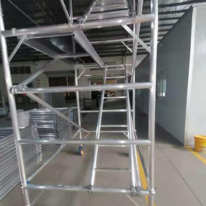 <span class=keywords><strong>Échafaudage</strong></span> industriel à vendre Tours roulantes pliables <span class=keywords><strong>Échafaudage</strong></span> de bâtiment en aluminium Système d'<span class=keywords><strong>échafaudage</strong></span> en aluminium - Product Image 3