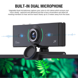 2K 30FPS 4Mega Full HD <strong>Web</strong> <strong>Cam</strong> Webcam USB with Dual Built-in Microphone For Zoom Conference meeting - Product Image 5