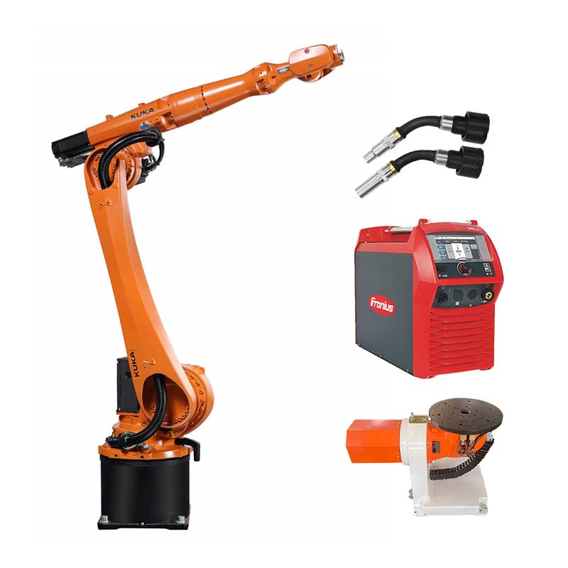 KUKA Robot Arm KR20 R1810-2 Welding Robot Fronius Welding Power Source Torch Intelligent Laser Weldi
