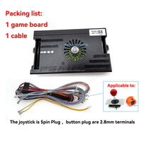 Console de jeu 9800-en-1 Pandora Saga DX2 Plus Arcade Box Version Familiale Carte Mère 40 jeux PCB 3D et Kit 4 Joueurs Jamma