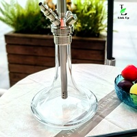 Ensemble de narguilés allemands en acier inoxydable Original MIG 3.0 Premium Hookah 2 Hose Pipe Lounge Bar Cafe Restaurant Smoke Shisha Hookah