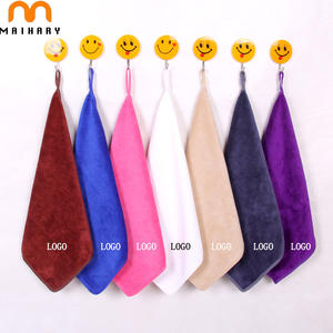 <span class=keywords><strong>Serviette</strong></span> de toilette de couleur unie avec LOGO personnalisé, design simple, hôtel 5 étoiles, 100% coton, cuisine, visage, bain des mains, <span class=keywords><strong>serviette</strong></span> de beauté pour les ongles avec <span class=keywords><strong>boucle</strong></span> de suspension - Product Image 1