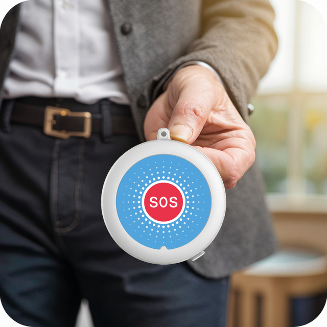 Watchful Companion: 4G GPS Tracker & Walkie-Talkie for Elderly and Child Safety