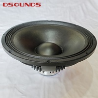 Haut-parleur de subwoofer de 15 pouces avec bobine vocale de 3 pouces, haut-parleur de subwoofer professionnel en néodyme, puissance de 600 Wrms, audio professionnel pour l'audio
