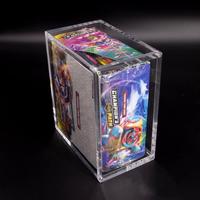 Promotion : Boîte de Présentation Moderne Personnalisée pour Cartes (Booster, UPC, ETB) en Acrylique Transparent avec Étagère et Couvercle Magnétique – Écologique