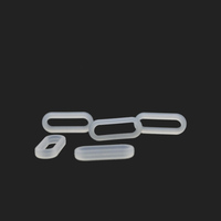 Anneau d'étanchéité ovale durci au platine en silicone transparent de qualité médicale pour atelier sans poussière enregistré ISO 13485