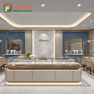 Minimalist Boutique Jewelry Display Counter Metal <b>Frame</b> Jewelry Shop Display Counter - Product Image 6