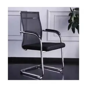 आधुनिक शैली की हटाने योग्य मुलायम सीट पीयू फेस बैक बो कुर्सी आरामदायक हाई बैक कर्मचारी कार्यकारी कार्यालय कुर्सी