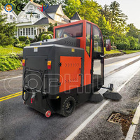 Balayeuse industrielle de sol de rue à batterie OEM 48V nettoyage à eau froide camion d'entrepôt brosse moteur électrique nouvelle condition