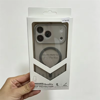 Vente en gros de boîtes d'emballage de détail en PVC transparent de haute qualité, personnalisées, universelles, blanches, design luxueux, pour étuis de téléphone portable