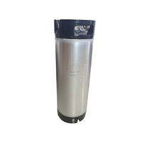Fût à bière Cornelius Pepsi 2,5 et 5 gallons, en acier inoxydable, avec raccord Ball Lock pour brassage maison