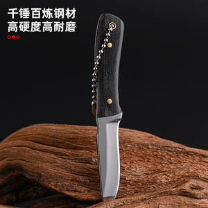 Handmade D2 thép săn Skinner dao với tùy chỉnh da vỏ bọc OEM hỗ trợ tính năng pakka gỗ xử lý - Product Image 5