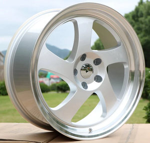 Rines de Aleación de Aluminio SW de 18 Pulgadas 8.5J/9.5J 5X100-114.3, Rines de Cinco Radios para Autos de Pasajeros, para <span class=keywords><strong>Civic</strong></span>, Integra, Miata - Product Image 3