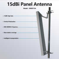 Antena de Panel UHF RFID de 860-960 MHz, Polarización Circular, Alta Ganancia, para Gestión de Inventario y Seguimiento de Activos en Almacenes
