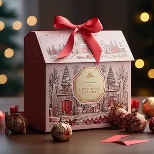 定制斋月圣诞巧克力日历降临盒纸质化妆品降临日历纸板包装礼品盒