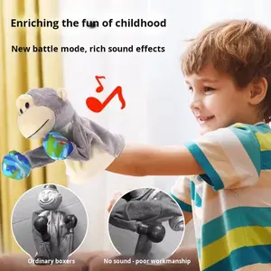 Nuevos Juguetes Deportivos <span class=keywords><strong>de</strong></span> Interior, Lindos Juguetes <span class=keywords><strong>de</strong></span> Peluche <span class=keywords><strong>de</strong></span> Dibujos Animados, Juguetes Interactivos para Padres e Hijos, Muñecos <span class=keywords><strong>de</strong></span> Peluche <span class=keywords><strong>de</strong></span> Tiburón y Mono para Boxeo - Product Image 3