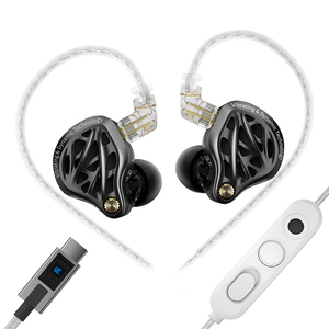 Écouteurs intra-auriculaires à vibration de basses haute puissance, avec transducteur dynamique de 13 mm, filaires, HiFi, pour la musique et les jeux - Product Image 1