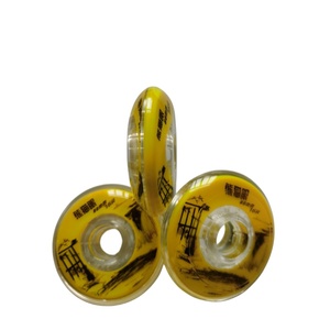 Roues PU à double dureté 72mm 76mm 80mm <span class=keywords><strong>Patinage</strong></span> libre Intérieur Extérieur Haut Rebond SHR 76A <span class=keywords><strong>pour</strong></span> enfant Adulte Patins à roulettes de hockey sur <span class=keywords><strong>glace</strong></span> - Product Image 3