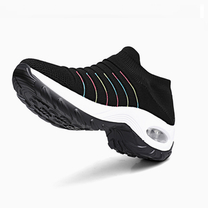 Commercio all'ingrosso Della Maglia Slip On scarpe Cuscino D'aria Scarpe Da Passeggio <span class=keywords><strong>Calzino</strong></span> Scarpe Da Tennis Della Piattaforma delle Donne - Product Image 3
