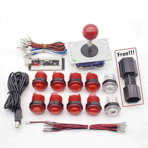 Hot bán <span class=keywords><strong>Arcade</strong></span> chiếu sáng <span class=keywords><strong>push</strong></span> <span class=keywords><strong>button</strong></span> Kit với zero chậm trễ USB Encoder để PC <span class=keywords><strong>Arcade</strong></span> 4/8 cách 5pin joystick + 5V LED <span class=keywords><strong>push</strong></span> <span class=keywords><strong>button</strong></span> - Product Image 1