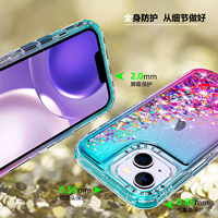 QY Luxe 3-en-1 pour 16 PC + TPU Antichoc Mobile Phone Case avec Phone Grip Street Fashion Design Échantillon Gratuit