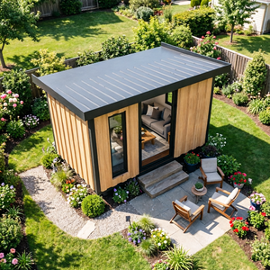 Maison d'hôtes préfabriquée, cabane de jardin élégante, salle de réception idéale pour les consultances ou les petites entreprises - Product Image 5