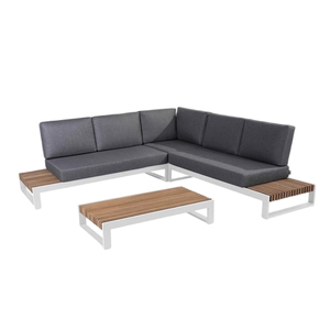 Ensemble de canapés d'extérieur, mobilier de jardin, résistant à l'eau et au soleil, <span class=keywords><strong>en</strong></span> aluminium, contemporain, écologique, pour hôtel, combinaison pour cour - Product Image 5