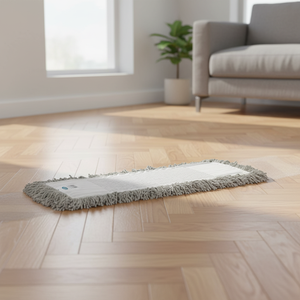 Gizmop Mopa giratoria de 50 cm con mango, de microfibra, autoescurrible, reutilizable, duradera, más de 20.000 ciclos de uso, sostenible, moderna, para parquet - Product Image 3