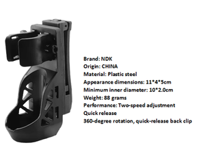 Nylon chiến thuật xoay đèn Pin chủ LED Săn Bắn phụ kiện với ánh sáng Túi Đèn pin Holster cho thể thao ngoài trời - Product Image 2