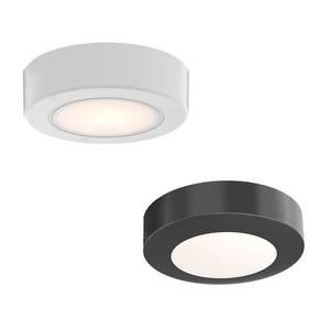 Luces LED tipo disco de 11W para debajo del gabinete, luces LED para gabinetes de 110V, paquete de 3 luces LED tipo disco, luces LED para gabinetes - Product Image 4