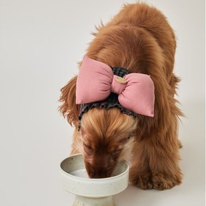Couvre-tête réglable pour chiens <span class=keywords><strong>à</strong></span> longues oreilles, protection anti-salissures pour la tête des animaux de compagnie, idéal pour les Teckels et les Cocker Spaniels, usage quotidien - Product Image 2