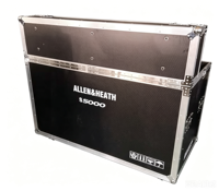 Flight case personnalisable pour mixeur A&H S5000, flight case portable en aluminium et bois avec support pour ordinateur portable, espace 2U, OEM