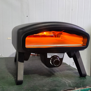 Horno de Pizza Portátil de Hierro Fundido con Recubrimiento en Polvo de 14 Pulgadas, Moderno, <span class=keywords><strong>a</strong></span> Gas, con <span class=keywords><strong>Piedra</strong></span> <span class=keywords><strong>para</strong></span> Pizza, <span class=keywords><strong>para</strong></span> Uso en Interiores y Exteriores - Product Image 2