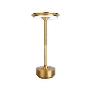Joystar métal USB charge contrôle tactile moderne luxe or chevet veilleuse Restaurant sans fil Rechargeable LED lampe de table - Product Image 6