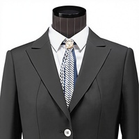 Jupe de tailleur haut de gamme pour femme, coupe ajustée, fendue au dos, anti-plis, longueur midi, en velours, col cranté