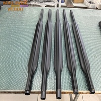 Tube en fibre de carbone ultra-rigide pour la pêche sous-marine, canon en titane, épaisseur de 2,2 mm, conception pré-encrée, compétition professionnelle