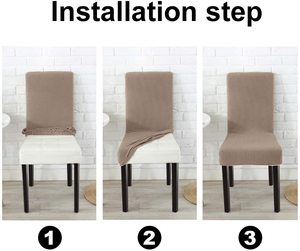 Housses de chaises universelles en polaire spandex Housses de <span class=keywords><strong>bureau</strong></span> et de salle à manger - Product Image 6