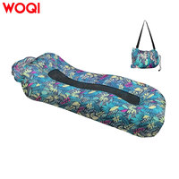 Canapé gonflable WOQI, imperméable, anti-fuite d'air, pour l'intérieur, l'extérieur, la randonnée, le camping, les voyages, pas de pompe nécessaire
