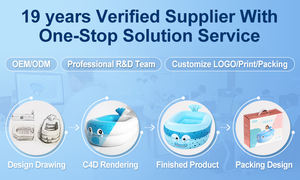 תחתית קשה לילדים PVC מתנפח מגלשת 100 ס""מ חורף ספורט שלג נייד מגלשת צעצוע סקי שלג מגלשת פלסטיק עמיד - Product Image 5