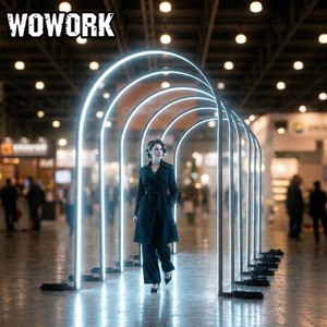 ไฟนีออนขนาดใหญ่แบบตั้งพื้น WOWORK ปี 2026 สำหรับตกแต่งทางเดินงานแต่งงาน ฉากหลังเวทีงานแต่งงาน - Product Image 4