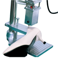 Machine d'estampage de gaufrage de marque de gravure de logo de petite chaussure en cuir